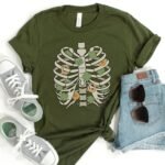 St. Patricks Day Rib Cage T-Shirt - Image 7